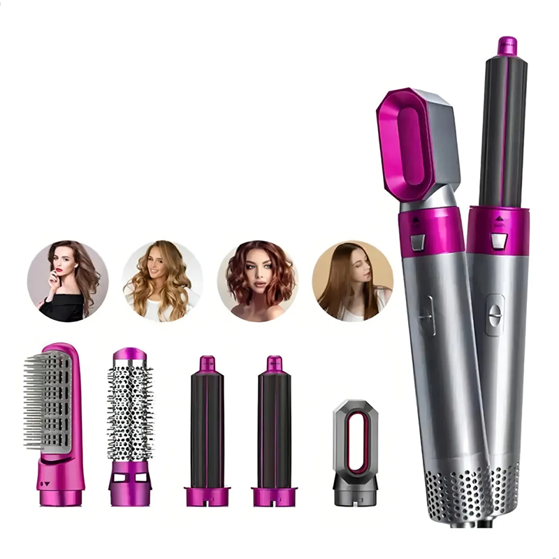 Cepillo Secador 5 en 1 Profesional – Peina, Seca y Da Volumen en Minutos