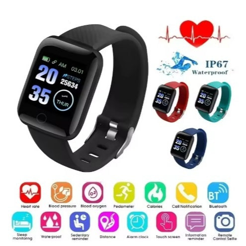 Smartwatch 116 Plus – Potencia Tu Rendimiento al Máximo